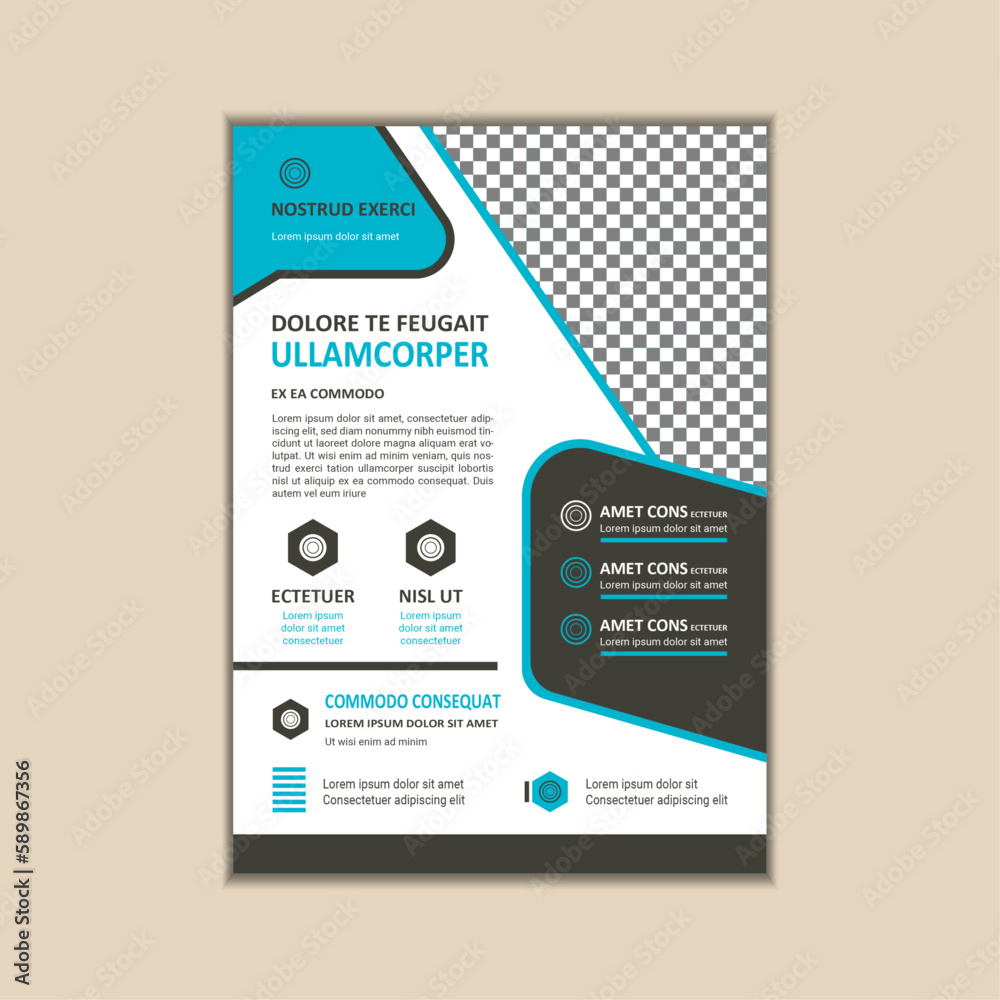 Corporate Business Flyer Template Simple and clean A4 Size with Bleed Vector design
Corporate Business Flyer Template Simple and clean A4 Size with Bleed Vector design