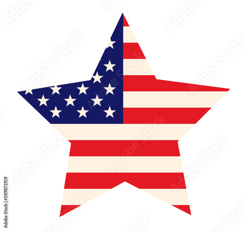 Independence day holiday party USA elements vector
