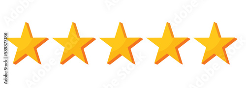 stars customer reviews vector illustration	
