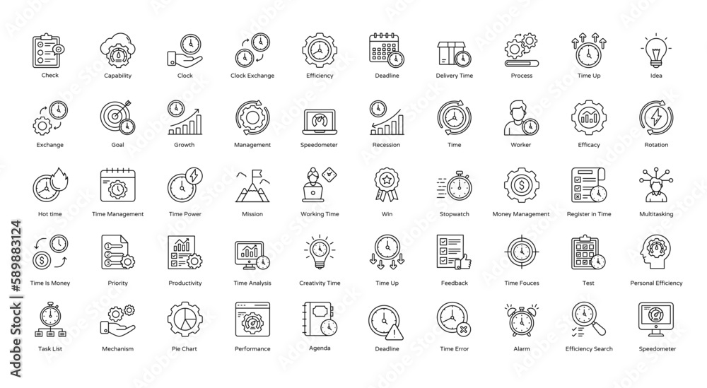 © Michael - Efficiency Thin Line Icons Productivity Capability Icon Set in Outline Style 50 Vector Icons in Black © Michael - Efficiency Thin Line Icons Productivity Capability Icon Set in Outline Style 50 Vector Icons in Black