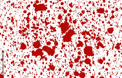 Seamless pattern with blood splatters. Halloween background. illustration.