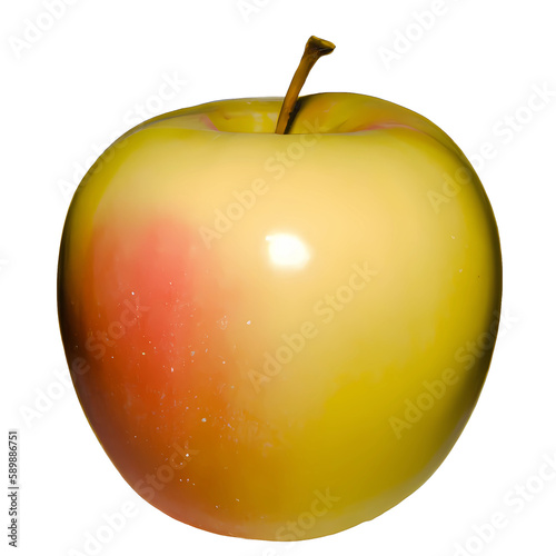 Red Apple PNG Isolated on White

