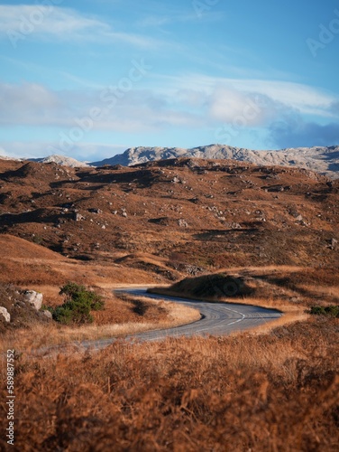Scotland Highlands and sunset