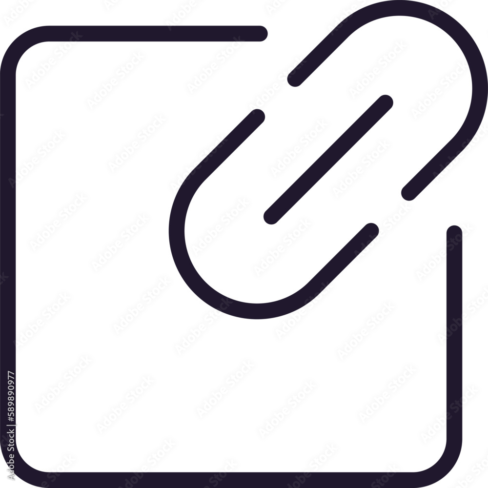Link concept. Single premium editable stroke pictogram perfect for logos, mobile apps, online shops and web sites. Vector symbol isolated on white background. Link concept. Single premium editable stroke pictogram perfect for logos, mobile apps, online shops and web sites. Vector symbol isolated on white background.