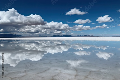 Beyond the Horizon  Exploring Salar de Uyuni  the Biggest Salt Flats in the World  Generative AI