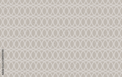 Seamless vector pattern. Line  seamless pattern background. Elegant Textile swatch Modern lux Fabric design. Round shape Vector illustration. Abstract geometric texture. Light Beige White 10 eps. Tile
