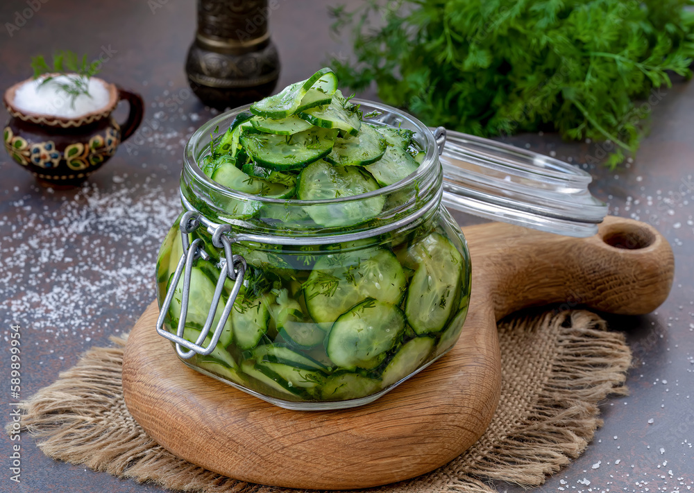 Photography Pickled cucumbers