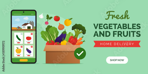 Buy fresh vegetables and fuits online