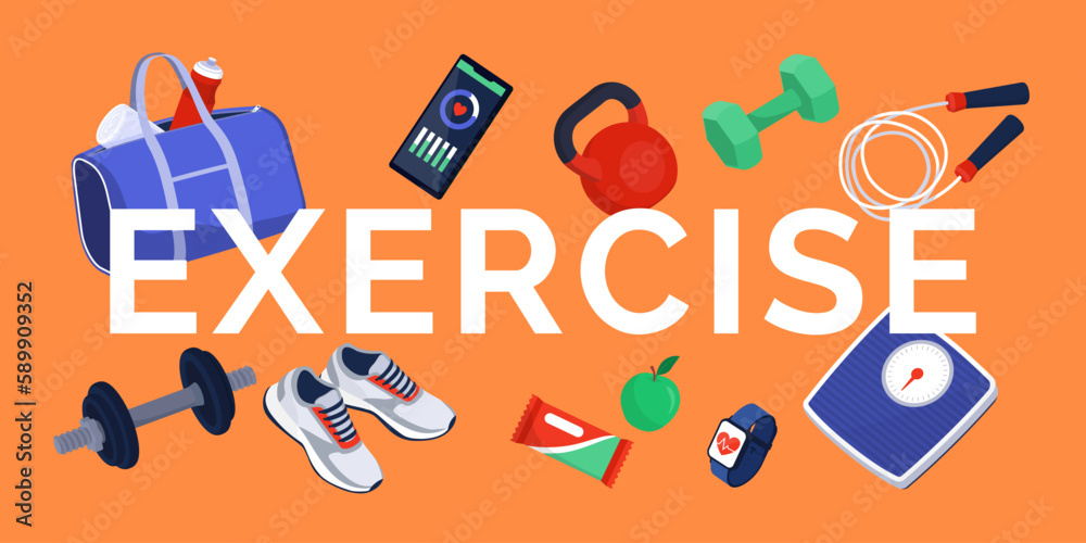 Exercise concept and training equipment