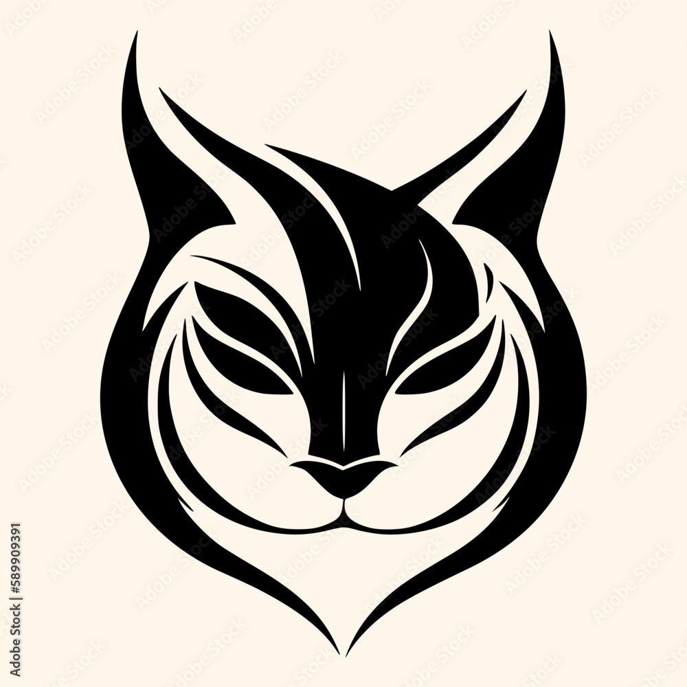 Cat vector for logo or icon, drawing Elegant minimalist style,abstract style Illustration Cat vector for logo or icon, drawing Elegant minimalist style,abstract style Illustration