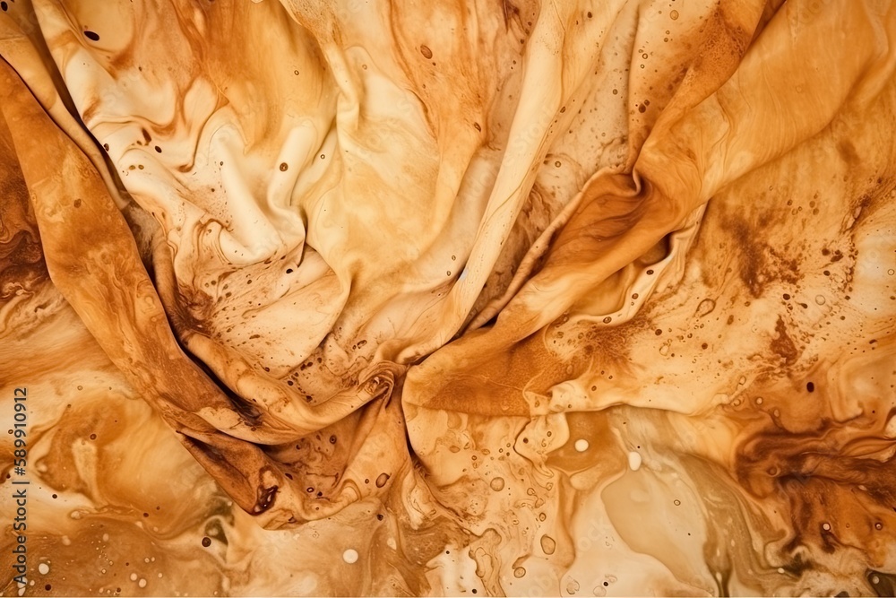 an unidentified brown and white substance seen up close. Generative AI an unidentified brown and white substance seen up close. Generative AI