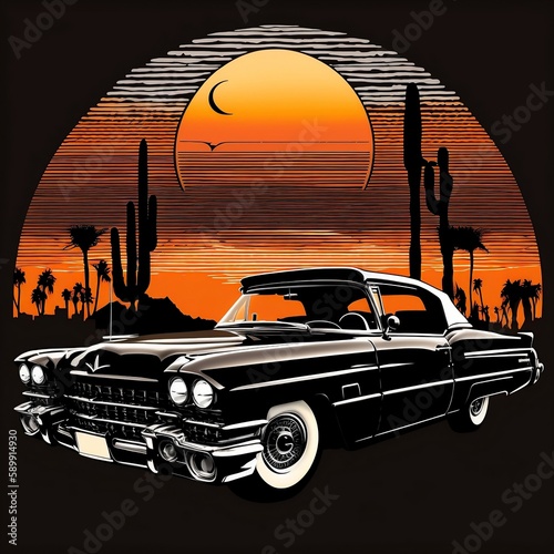 Cruising in Style with a Vintage Classic Cadillac Convertible