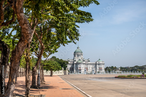 Amphorn Sathan Residential Hall is royal mansion situated inside Bangkok Dusit Palace. It served as primary residence of former King Bhumibol Adulyadej - Rama IX