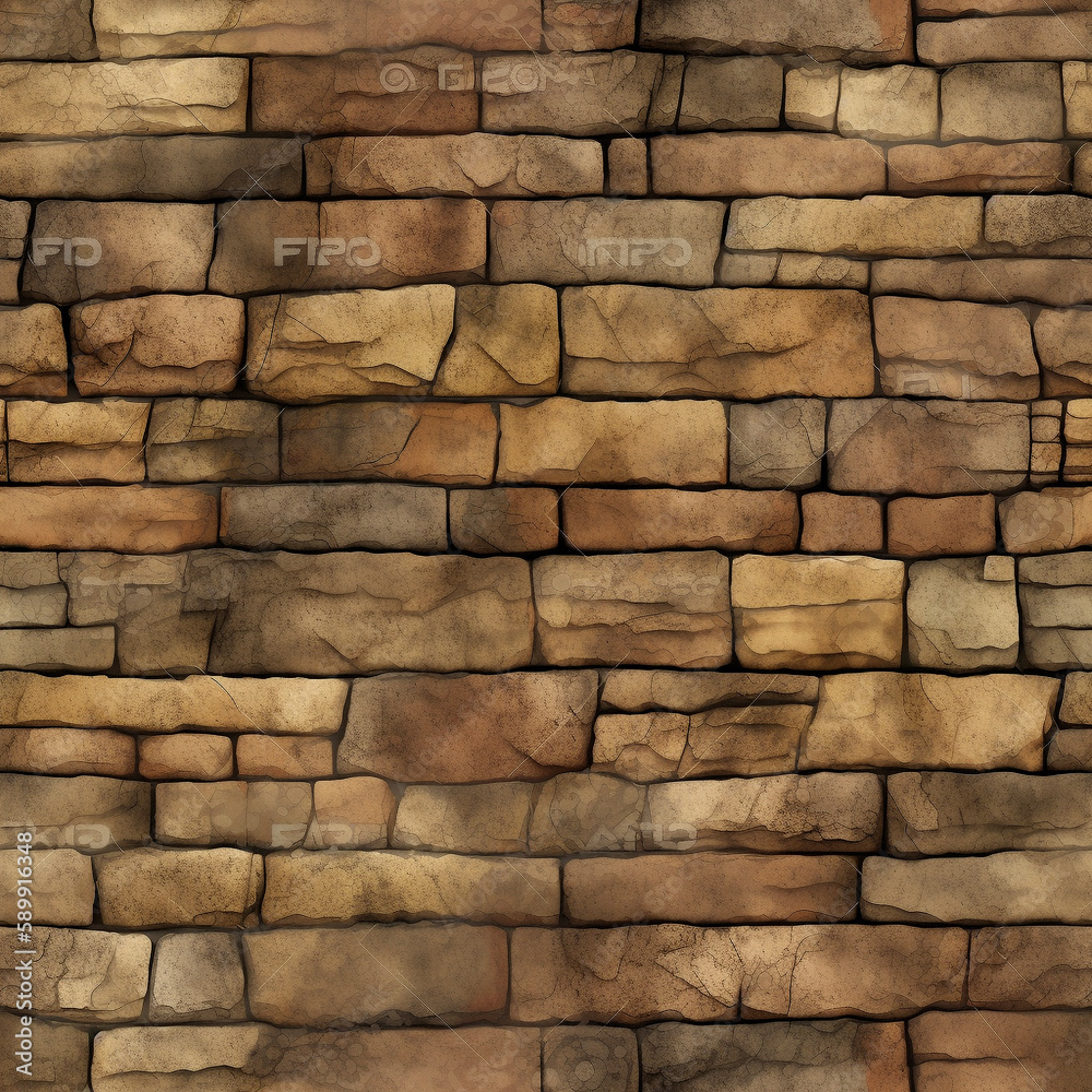 Brick wall tile 5 - Repeating Tile