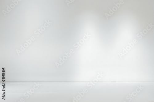 Abstract white studio background for product presentation. 