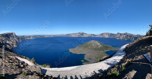 Crater Lake National Park, Oregon. Crater Lake National Park is in the Cascade Mountains of southern Oregon. It’s known for its namesake Crater Lake, formed by the now-collapsed volcano, Mount Mazama.