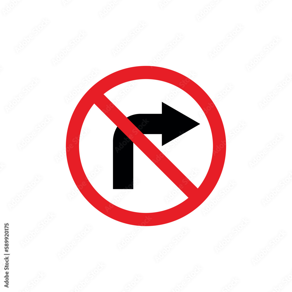 Circle Traffic Sign, Road Sign Vector Template Circle Traffic Sign, Road Sign Vector Template