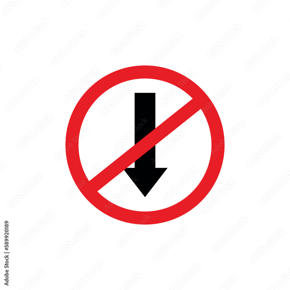 Circle Traffic Sign, Road Sign Vector Template Circle Traffic Sign, Road Sign Vector Template