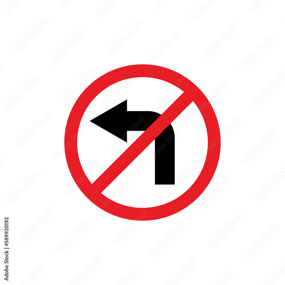 Circle Traffic Sign, Road Sign Vector Template Circle Traffic Sign, Road Sign Vector Template