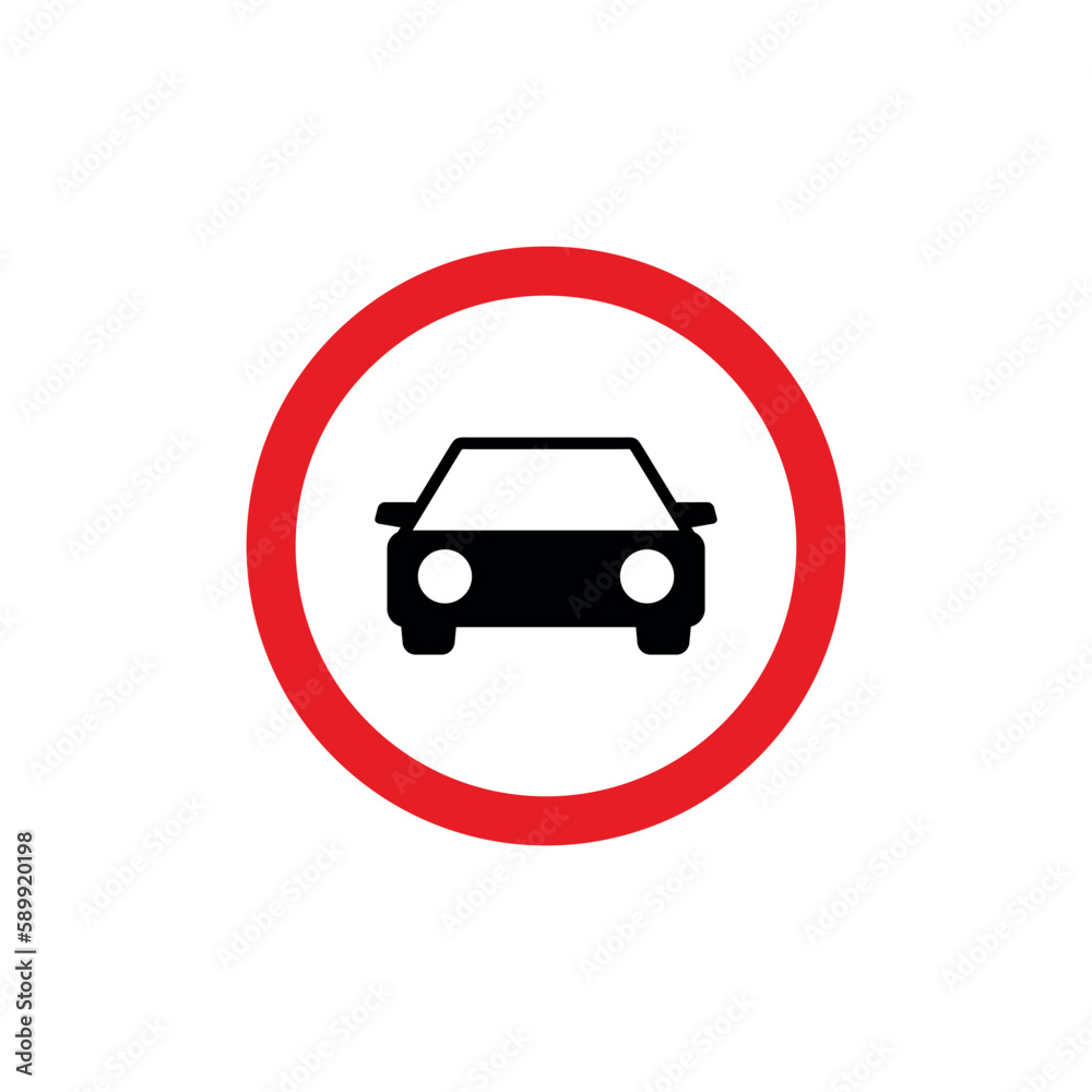 Circle Traffic Sign, Road Sign Vector Template Circle Traffic Sign, Road Sign Vector Template