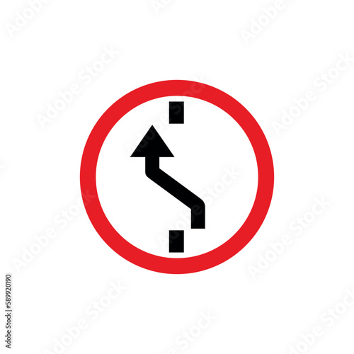 Circle Traffic Sign, Road Sign Vector Template Free Download Circle Traffic Sign, Road Sign Vector Template - GFXLoad