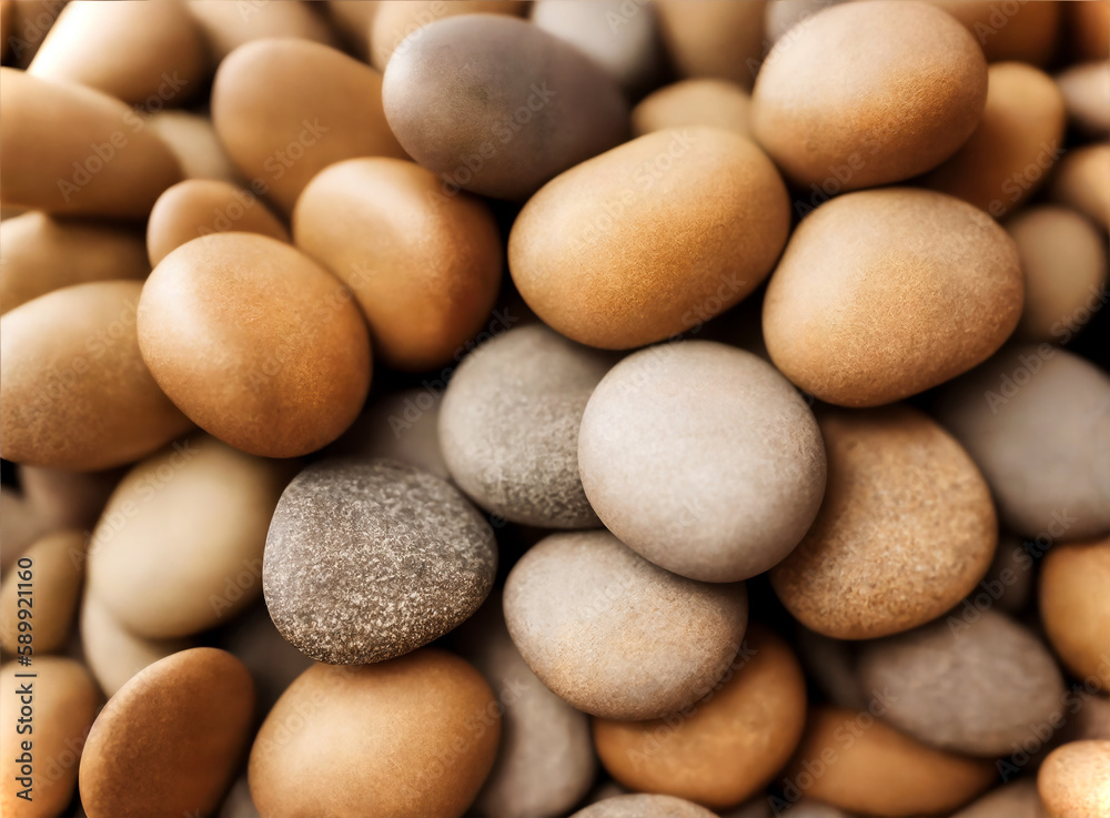 pebbles of the beach photo wallpaper