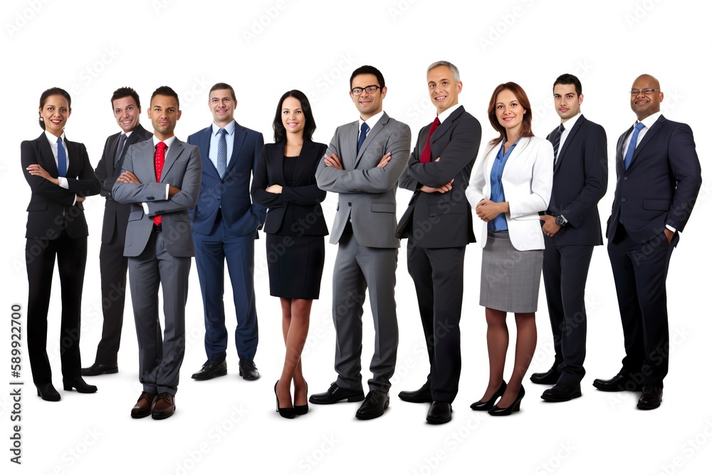 Group of business people Generative AI