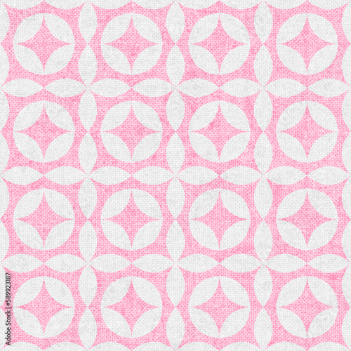 Seamless geometric abstract pattern. Grunge vintage texture. Vector illustration.