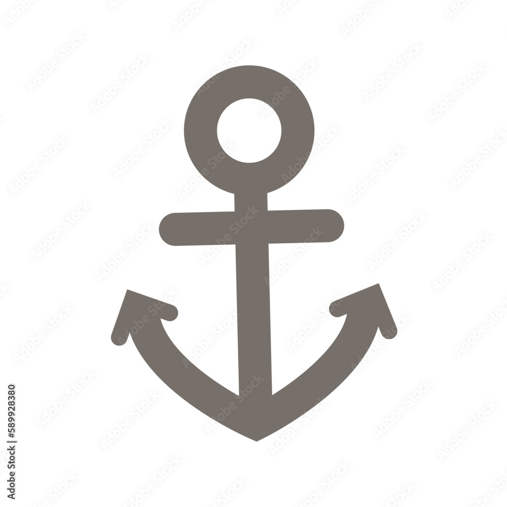 anchor logo flat design style with good quality anchor logo flat design style with good quality