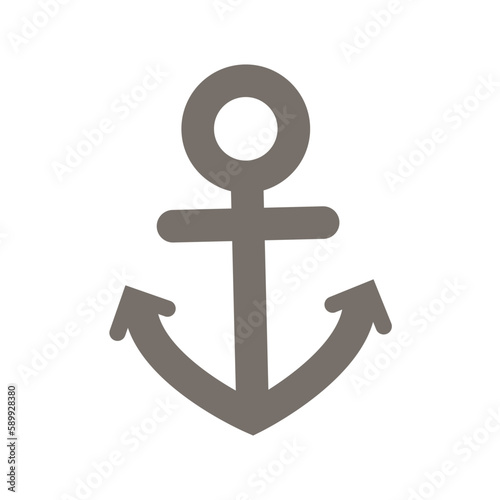 anchor logo flat design style with good quality