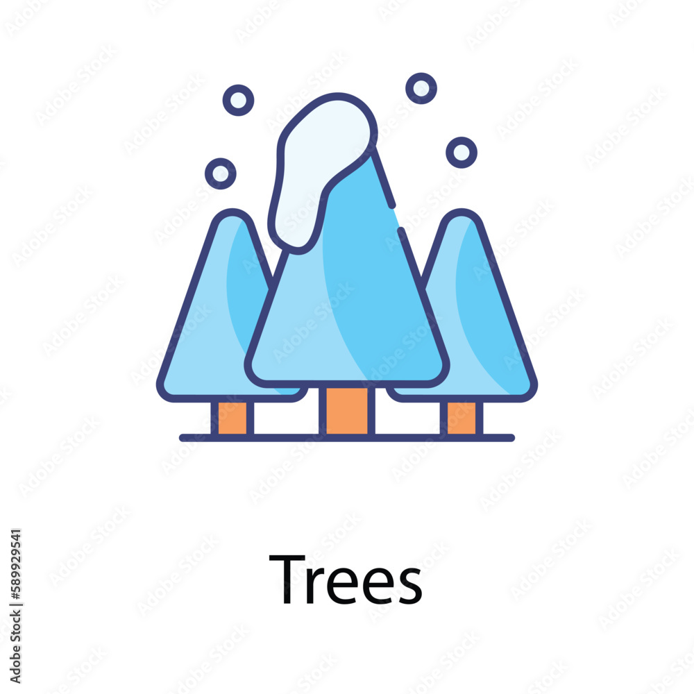 Trees icon. Suitable for Web Page, Mobile App, UI, UX and GUI design Trees icon. Suitable for Web Page, Mobile App, UI, UX and GUI design
