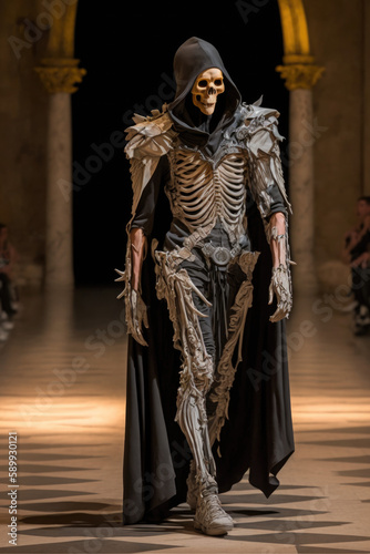 Grim Reaper's Summer Fashion: Fierce and Fabulous on the Catwalk