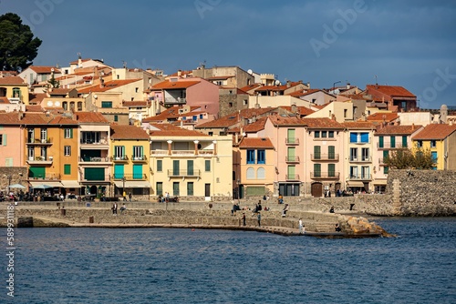 Picturesque French village of Collioure on the Mediterranean coast