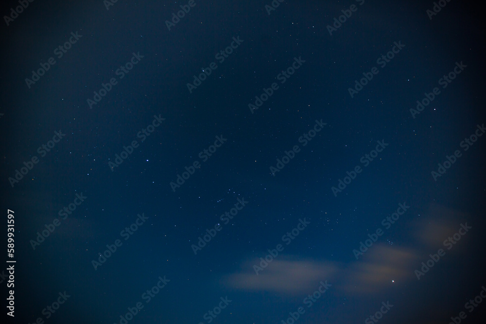 Fototapeta premium Starry sky at night in clear skys