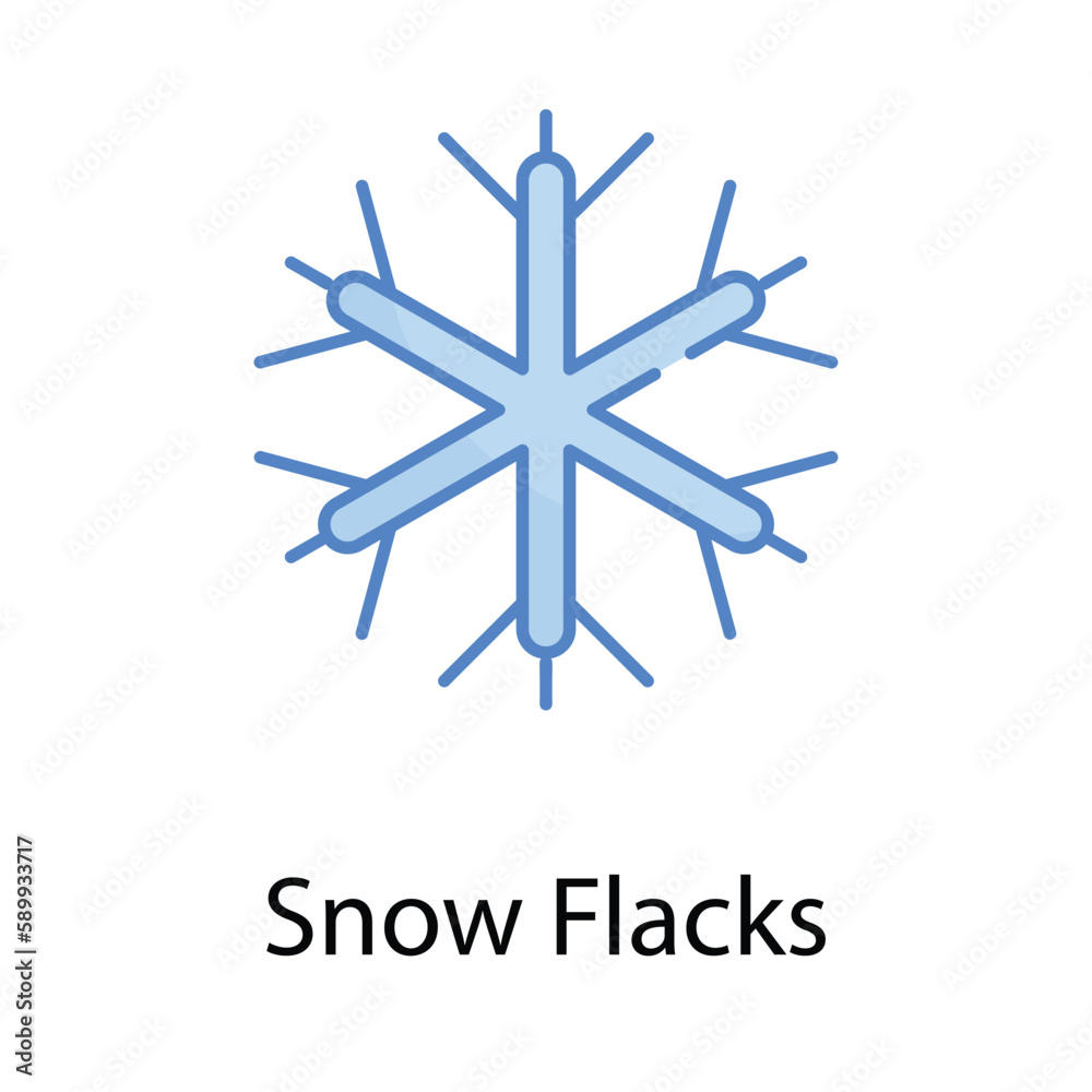Snow Flacks icon. Suitable for Web Page, Mobile App, UI, UX and GUI design Snow Flacks icon. Suitable for Web Page, Mobile App, UI, UX and GUI design