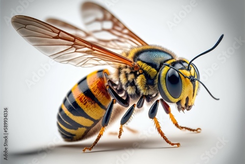 Flying on a Highly Detailed White Background with Focus Stacking