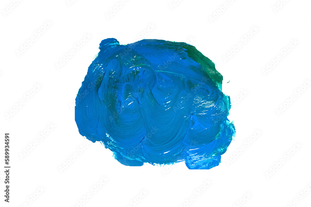 Fototapeta premium Blauer Farbklecks