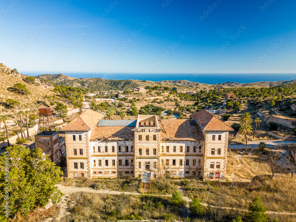 abandoned sanatorium overlooking the sea abandoned sanatorium overlooking the sea