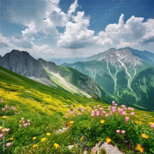 Scenic Summer Mountain Landscape