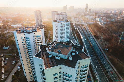Obraz na płótnie Katowice w salonie