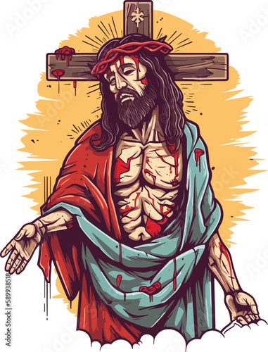 jesus christ good friday design vector illustration