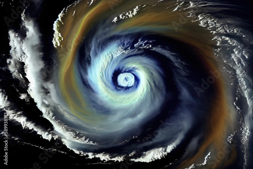 Intensifying Cyclone Gabrielle off the East Coast photo