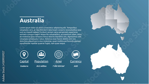 Australia. Informative Design