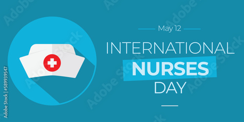 International Nurses Day.  Awareness celebration of our healthcare heroes worldwide. Vector banner.