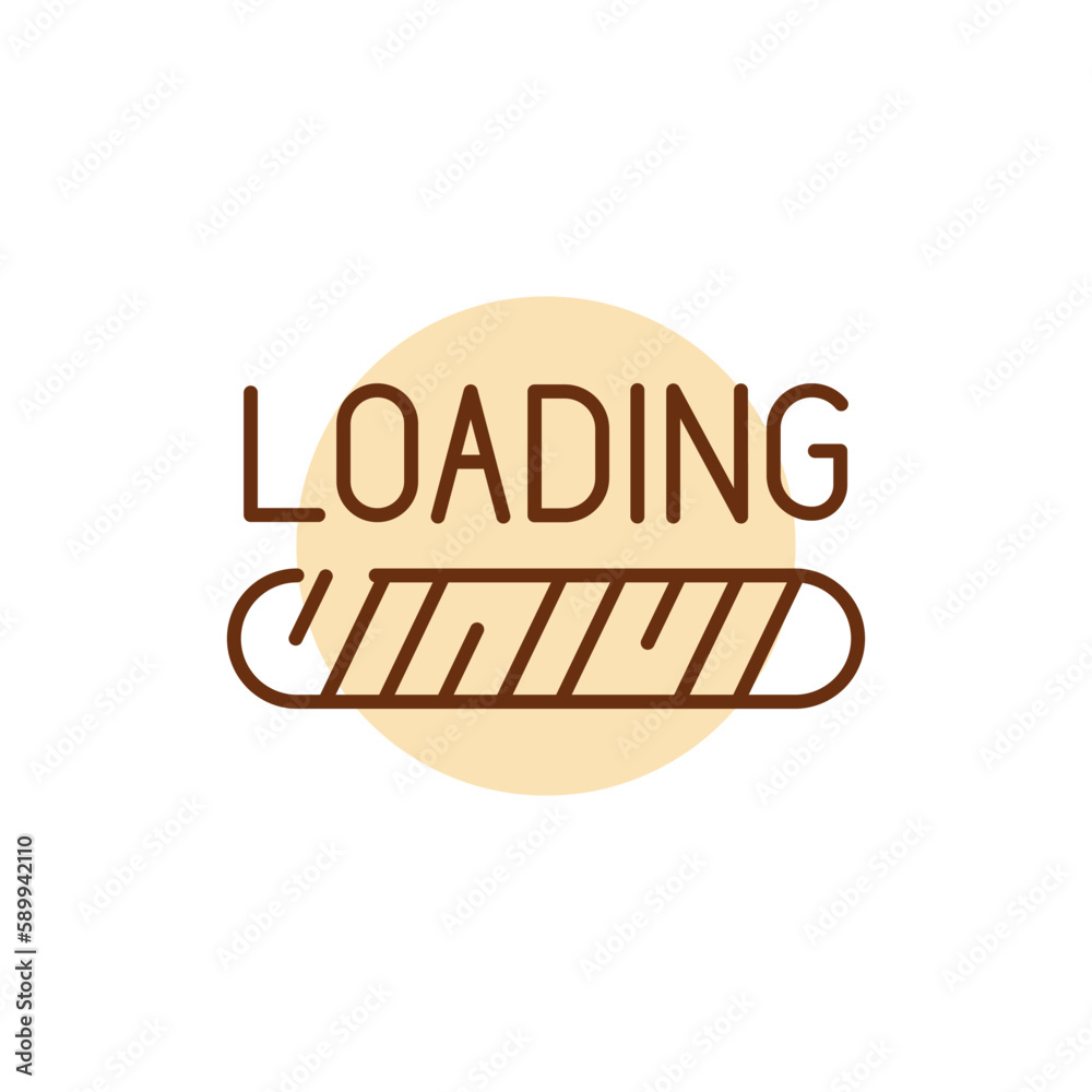 Loading color line icon. Website banner. Loading color line icon. Website banner.