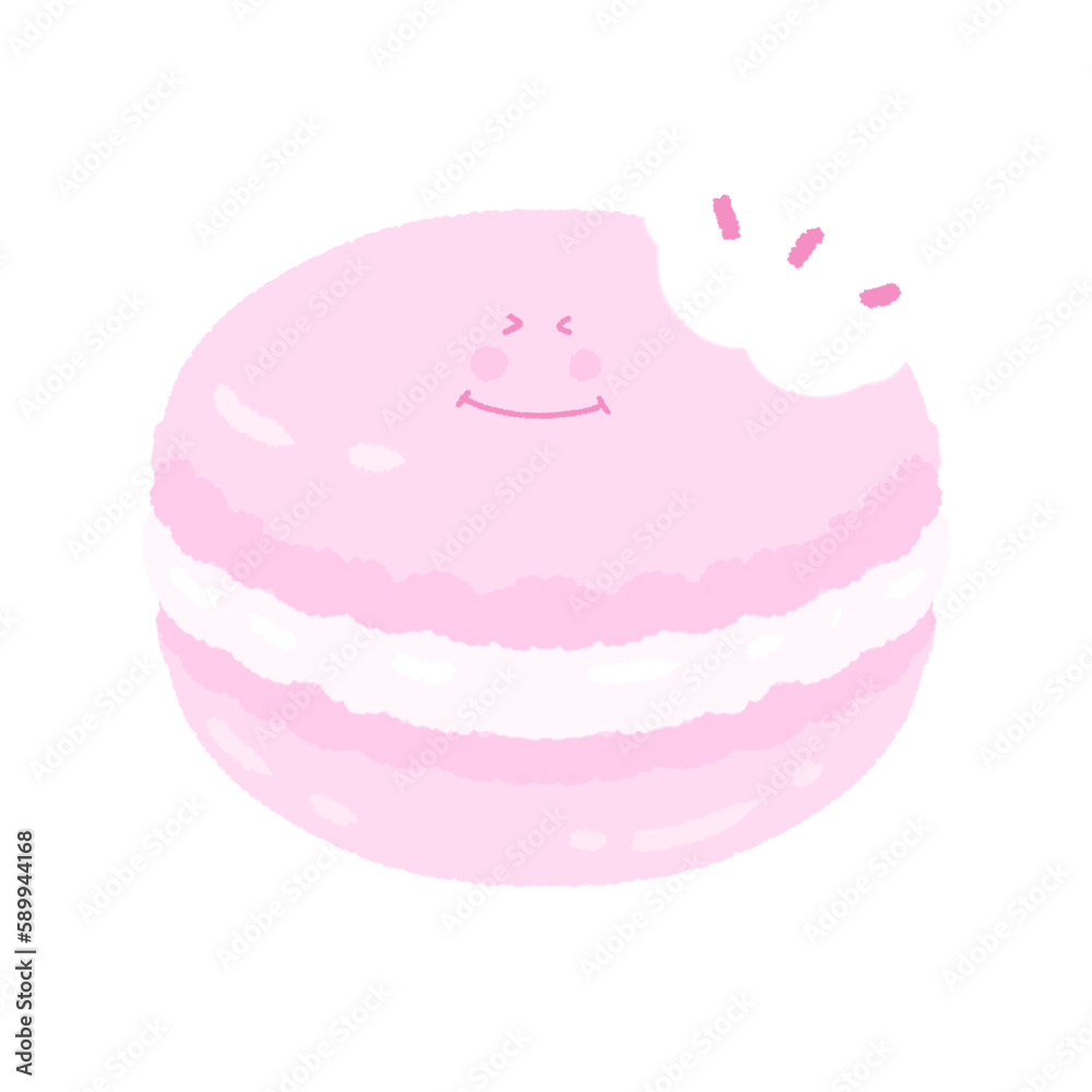 Cute macaron sweet dessert stationary sticker Cute macaron sweet dessert stationary sticker