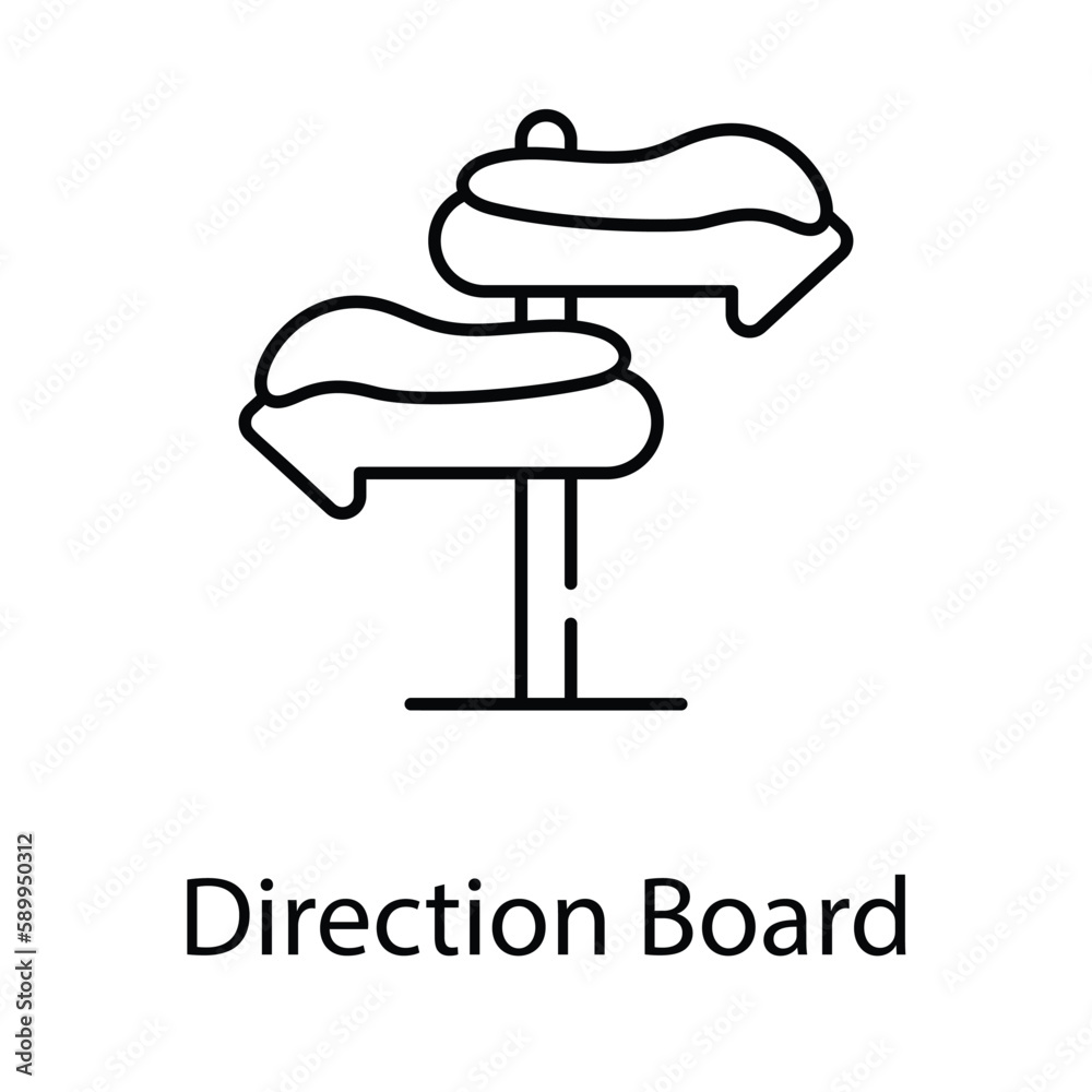 Direction Board icon. Suitable for Web Page, Mobile App, UI, UX and GUI design Direction Board icon. Suitable for Web Page, Mobile App, UI, UX and GUI design