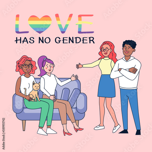 Couples who choose their sexes come together to show their strength and celebrate their freedom