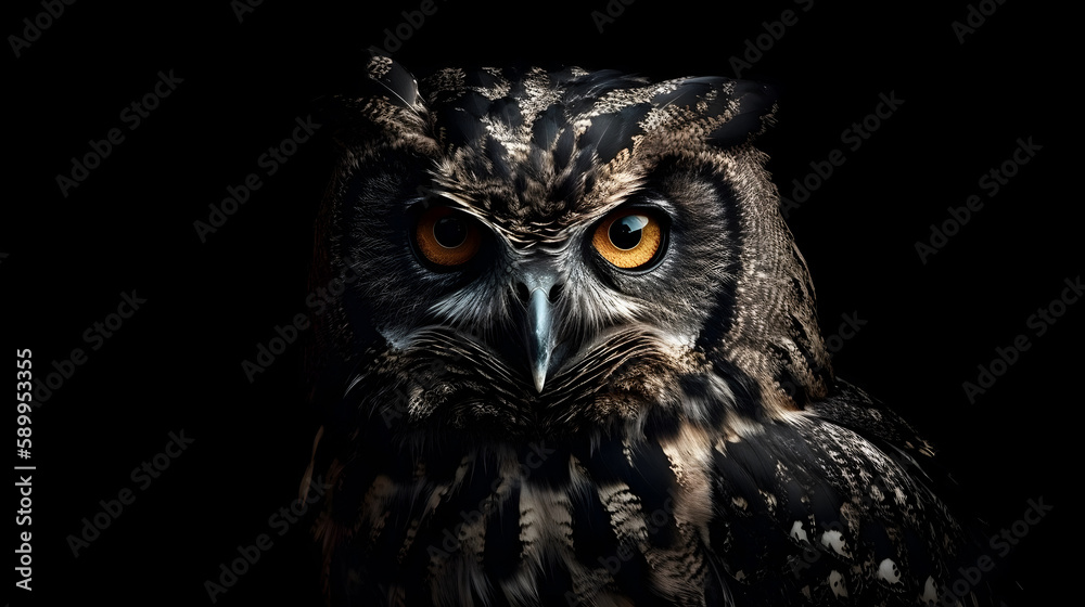 great horned owl great horned owl