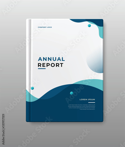 annual report template cover design